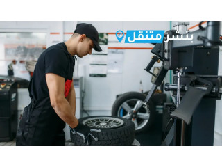 تبديل تواير الكويت وبنشر متنقل 24 ساعة لجميع أنواع السيارات